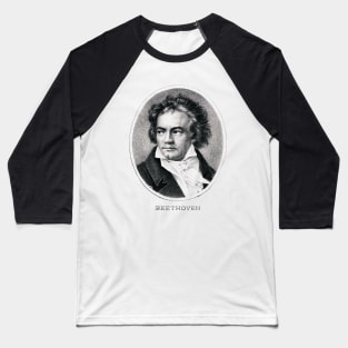 Composer Ludwig van Beethoven Baseball T-Shirt